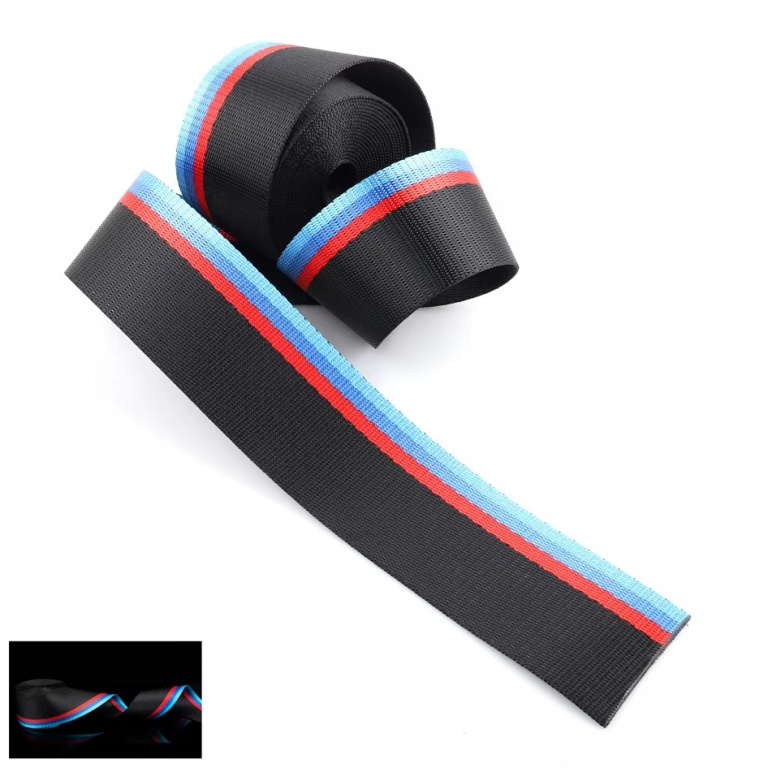 Rola Pentru Centura Auto Material Negru + Albastru + Rosu Tip M 70846