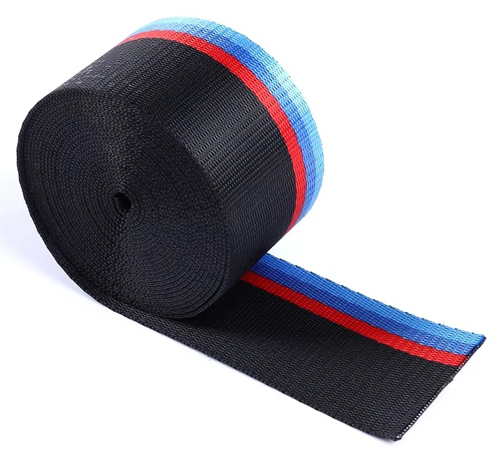 Rola Pentru Centura Auto Material Negru + Albastru + Rosu Tip M 70846
