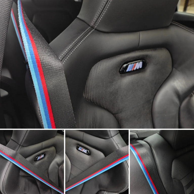 Rola Pentru Centura Auto Material Negru + Albastru + Rosu Tip M 70846