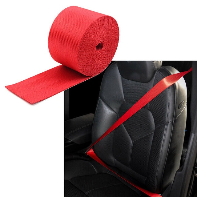 Rola Pentru Centura Auto Material Rosu