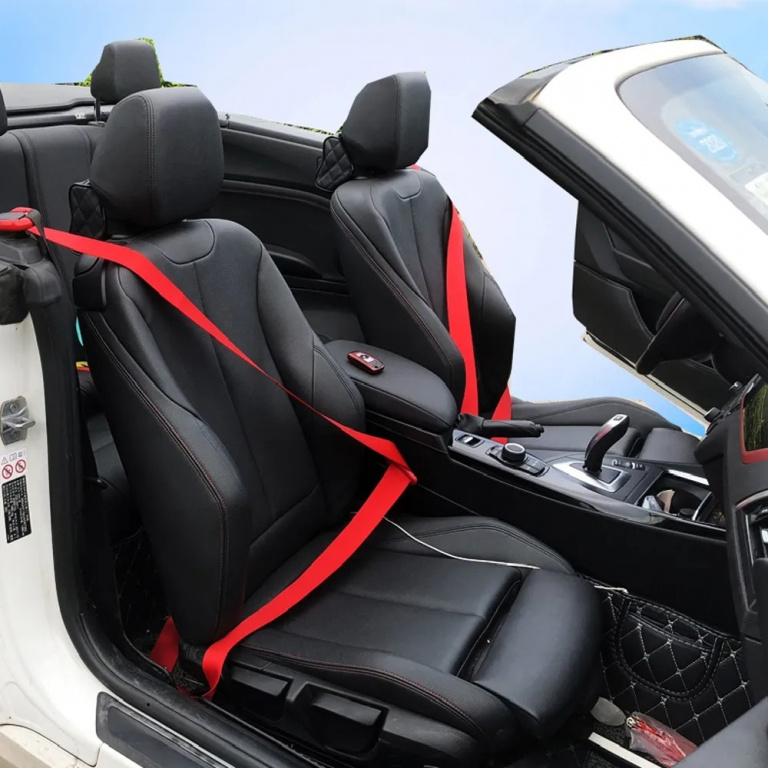 Rola Pentru Centura Auto Material Rosu