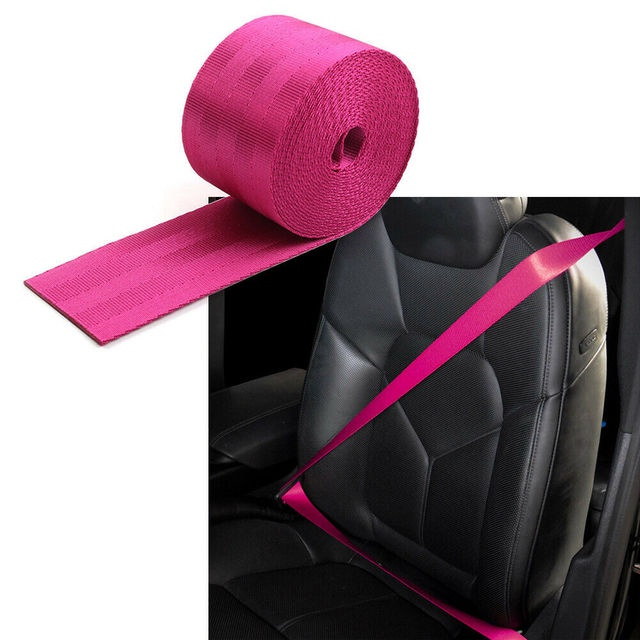 Rola Pentru Centura Auto Material Roz