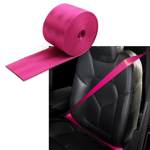 Rola Pentru Centura Auto Material Roz