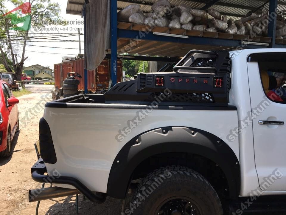 ROLLBAR HEAVY DUTY TOYOTA HILUX VIGO 2005-2015[V2][BK]