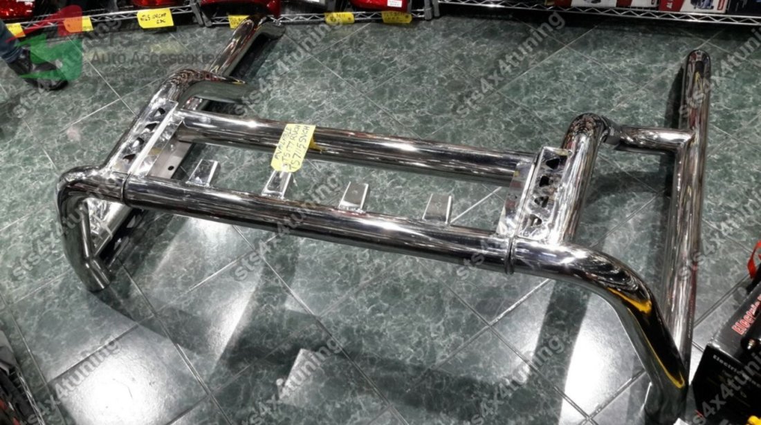 ROLLBAR INOX TOYOTA HILUX REVO 2016-2018 [V10][LONG]