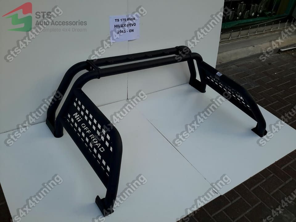 ROLLBAR NEGRE MATTE TOYOTA HILUX REVO 2016-2024 [NET] [V11]