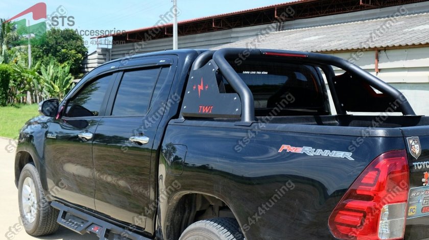 ROLLBAR TOYOTA HILUX REVO 2016-2018 NEGRE [V2][SML]