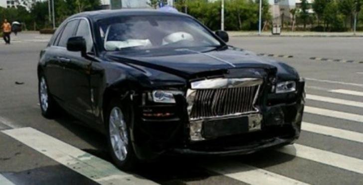 Rolls-Royce Ghost, accidentat in China