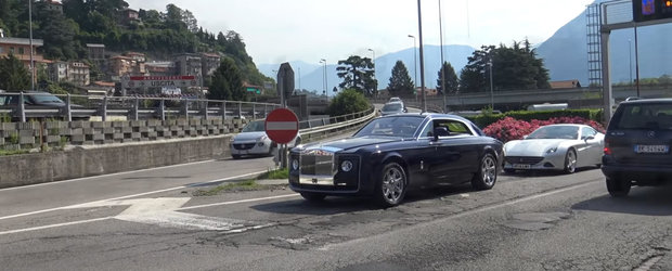 Rolls-Royce-ul de aproape 13 milioane de dolari a fost surprins in premiera pe strada