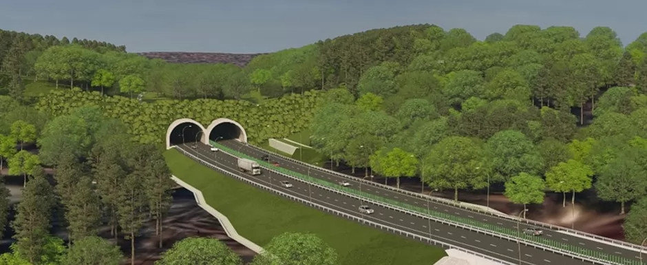 Romania va avea o noua autostrada montana. Pe traseu vor fi construite si doua tuneluri bidirectionale Romania va avea o noua autostrada montana. Pe traseu vor fi construite si doua tuneluri bidirectionale