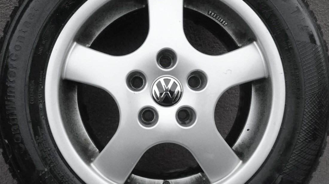 Roti 195 65 15 VW Volkswagen – Jante aliaj 5x112 cu anvelope iarna