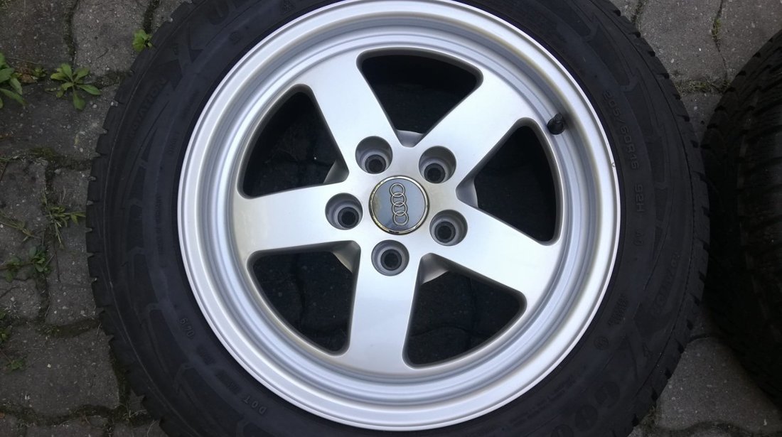 Roti de iarna,jante alu originale AUDI A4 B9;A4 B8,A5,A6,A4 B9+205/60 R16 iarna ca noi GoodYear 2019