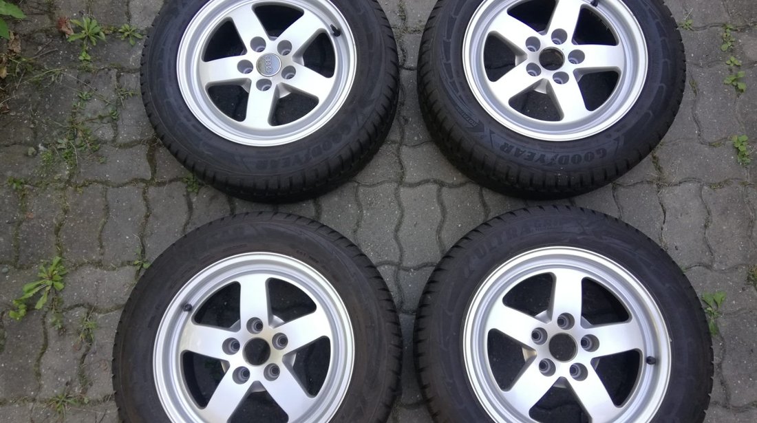 Roti de iarna,jante alu originale AUDI A4 B9;A4 B8,A5,A6,A4 B9+205/60 R16 iarna ca noi GoodYear 2019