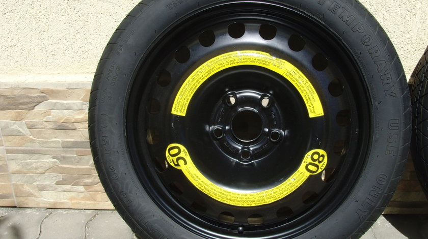 Roti de rezerva inguste,subtiri,slim noi 5x112 R17 VW, Audi, Skoda, Seat