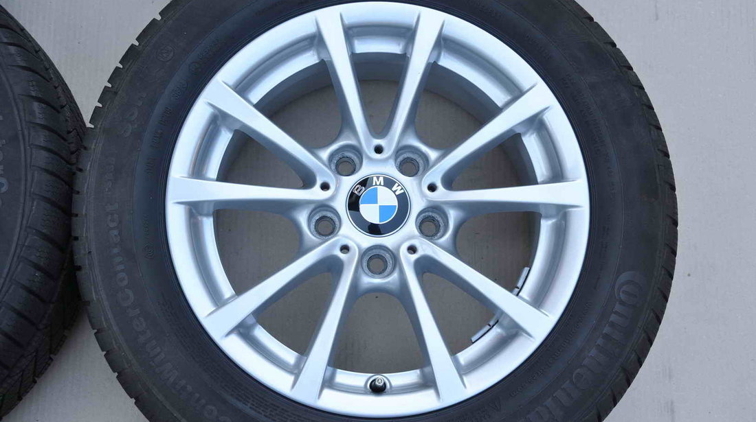 Roti Iarna 16 inch Originale BMW Seria 3 F30 F31 Seria 4 F32 F33 F36 Continental 205/60/R16 RunFlat