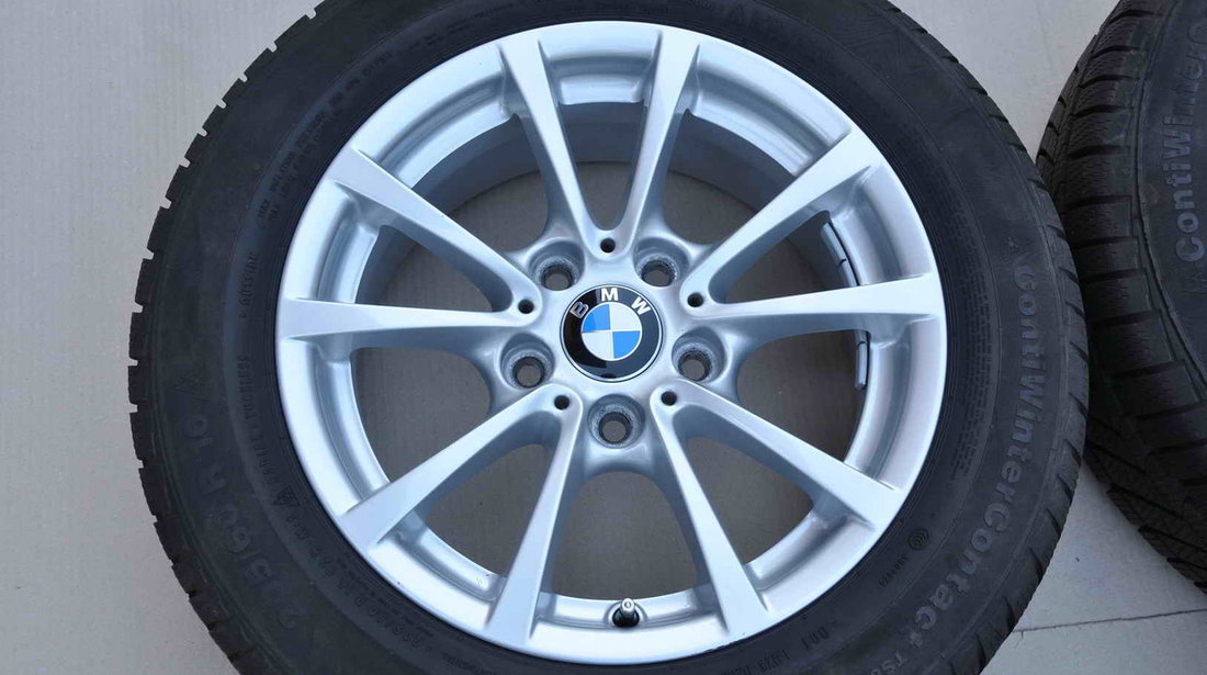 Roti Iarna 16 inch Originale BMW Seria 3 F30 F31 Seria 4 F32 F33 F36 Continental 205/60/R16 RunFlat