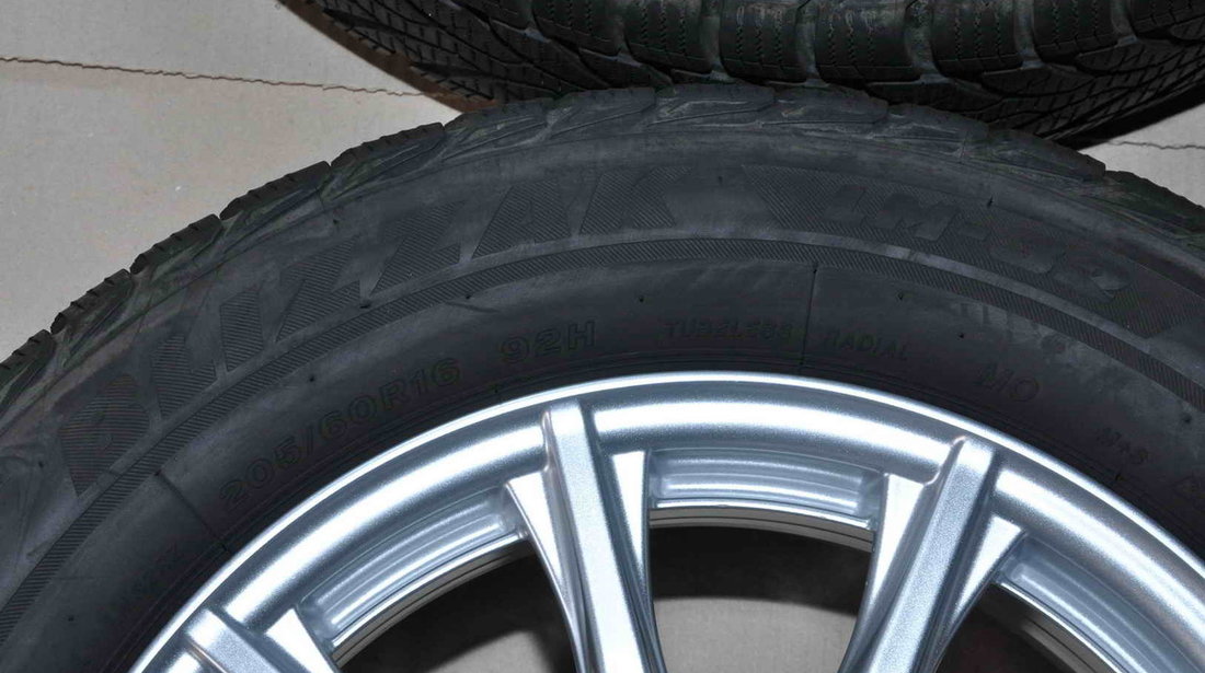 Roti Iarna 16 inch Originale Mercedes C-Class W205 Bridgestone 205/60 R16