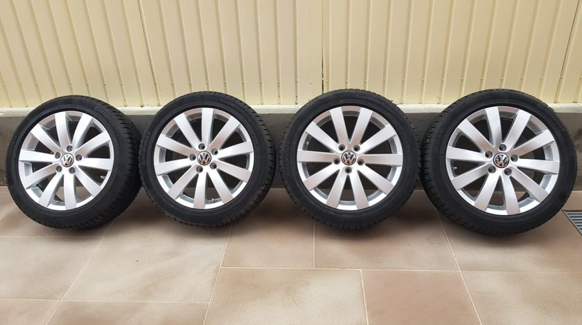 Roti Iarna 17 inch Originale VW Passat B6 B7 CC Scirocco EOS Jetta Golf 5 6 7 Touran 205/50 R17