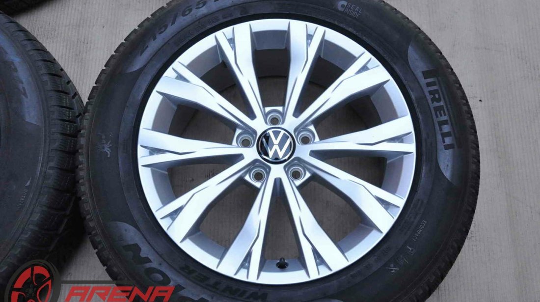 Roti Iarna 17 inch Originale VW Tiguan 2 5NA Pirelli 215/65 R17