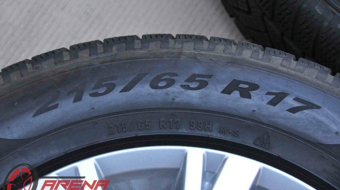 Roti Iarna 17 inch Originale VW Tiguan 2 5NA Pirelli 215/65 R17