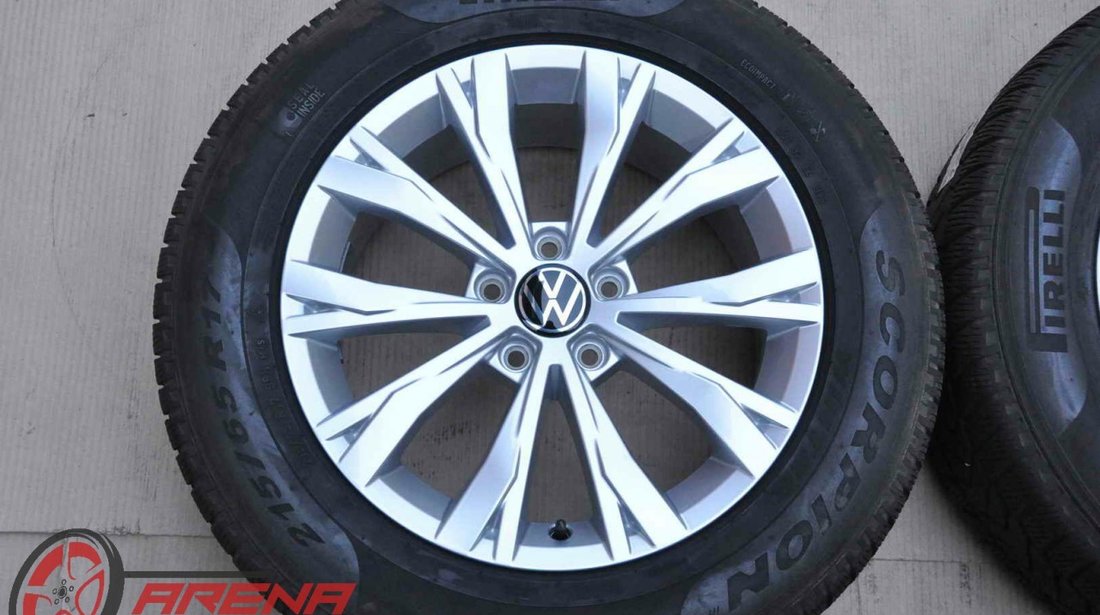 Roti Iarna 17 inch Originale VW Tiguan 2 5NA Pirelli 215/65 R17