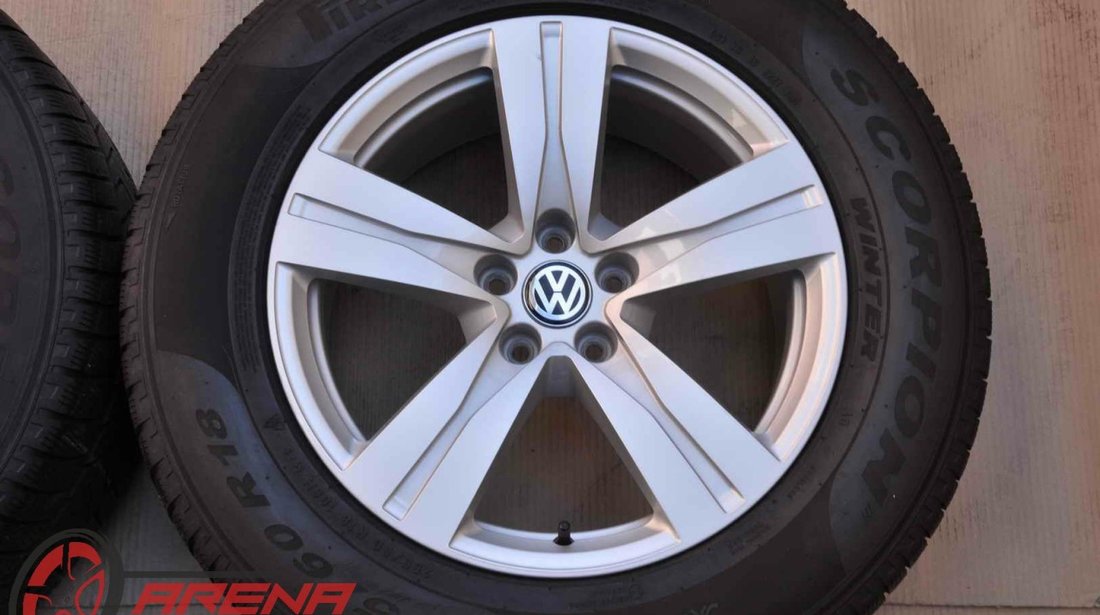 Roti Iarna 18 inch Originale VW Touareg 3 CR Pirelli 255/60 R18