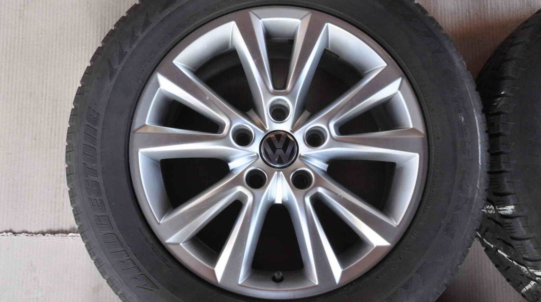 Roti Iarna 18 inch Originale VW Touareg 7P Bridgestone 255/55 R18