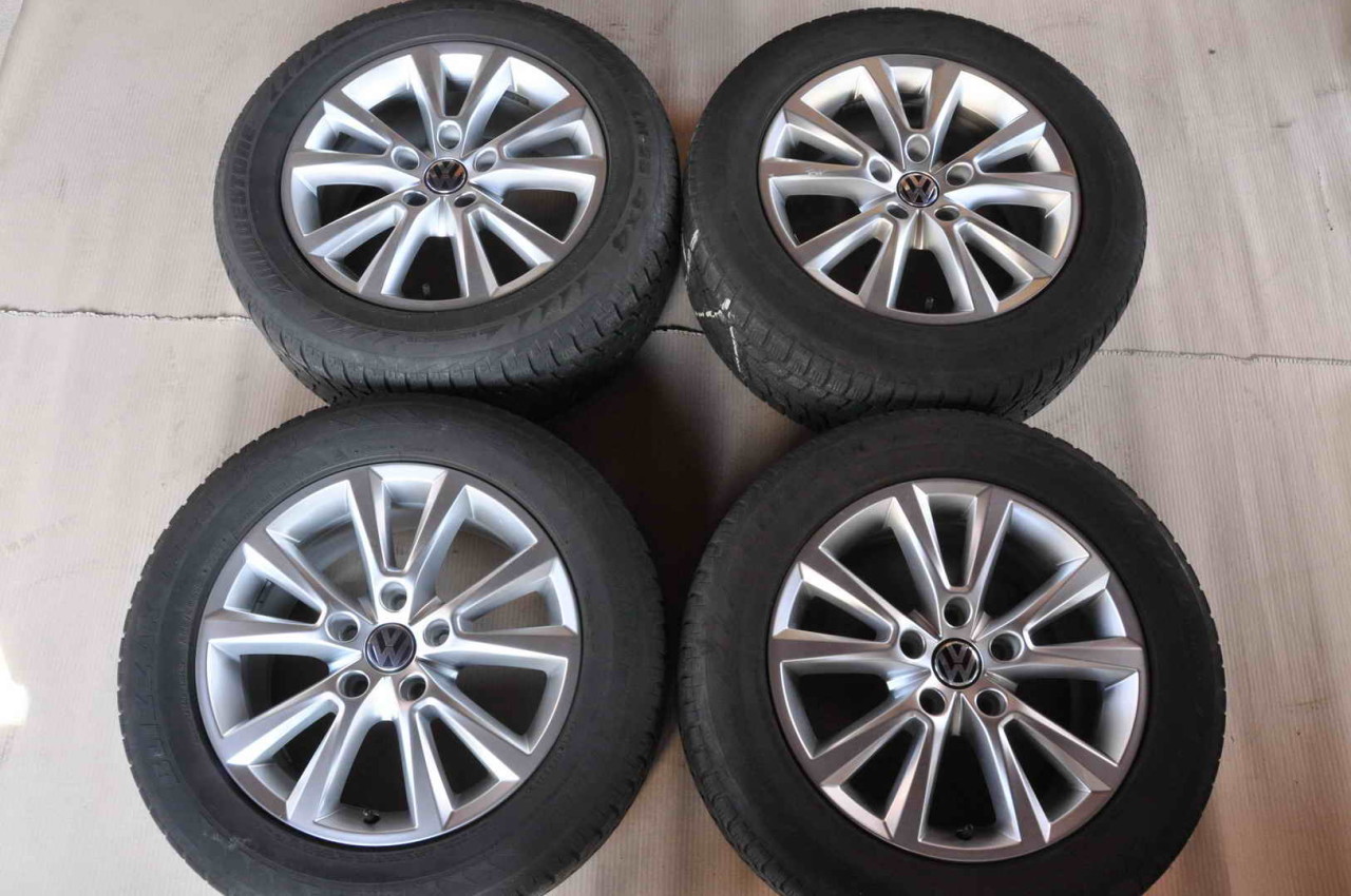 Roti Iarna 18 inch Originale VW Touareg 7P Bridgestone 255/55 R18