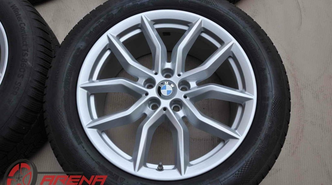 Roti Iarna 19 inch BMW X5 G05 X6 G06 Continental 265/50 R19 Runflat