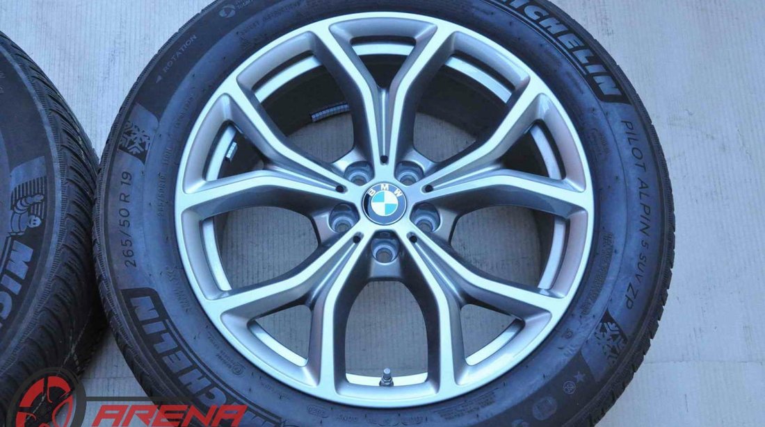 Roti Iarna 19 inch BMW X5 G05 X6 G06 Michelin 265/50 R19 Runflat