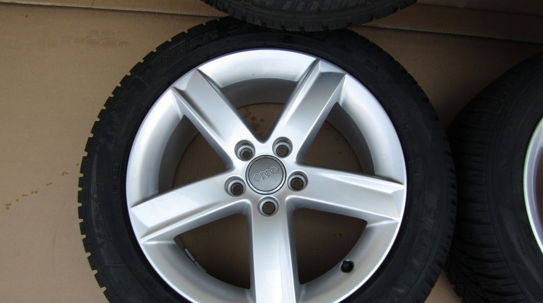 Roti iarna Audi A4 8K B8 Originale Jante 17'' - 225/50R17 Dunlop