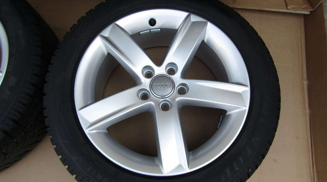 Roti iarna Audi A4 8K B8 Originale Jante 17'' - 225/50R17 Dunlop