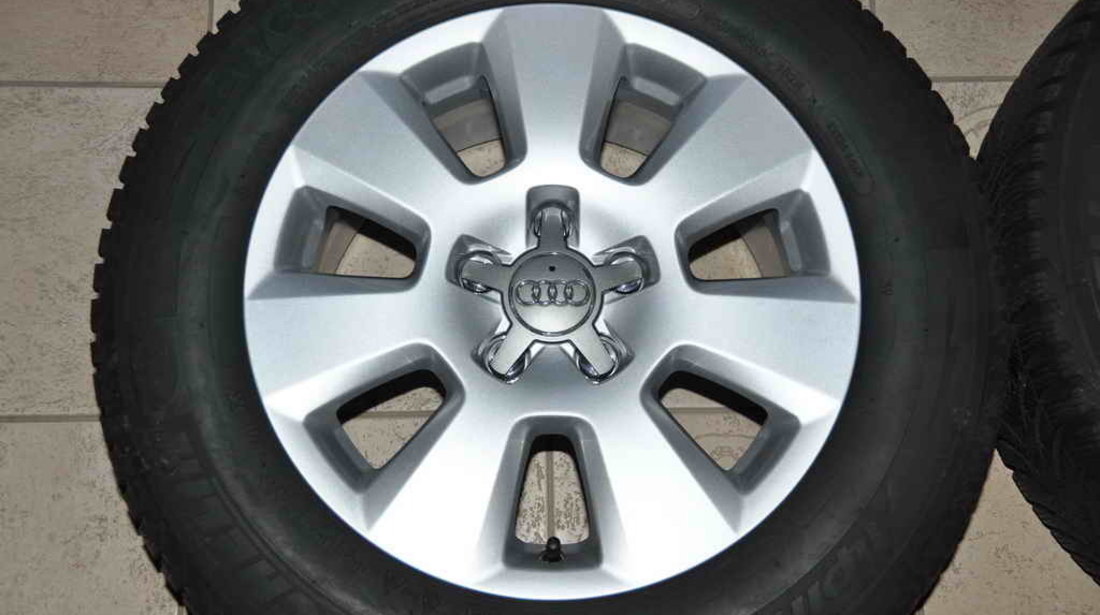 Roti Iarna Originale Audi A6 4G C7 Michelin Alpin A4 225/60 R16