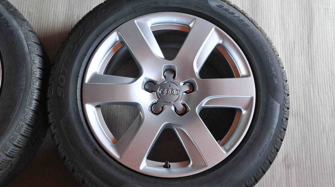 ROTI IARNA ORIGINALE AUDI A6 4G C7 Pirelli 225/55/R17