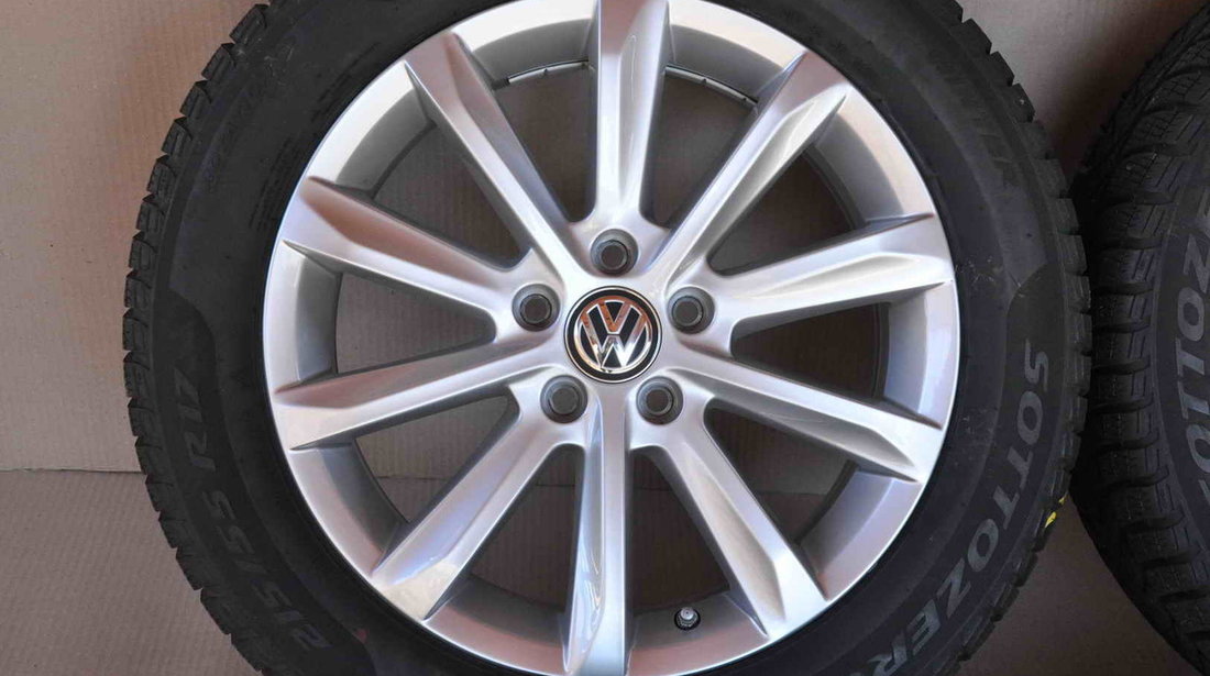ROTI IARNA ORIGINALE VW Passat 3G B8 17 inch Pirelli Sottozero 3 215/55/R17