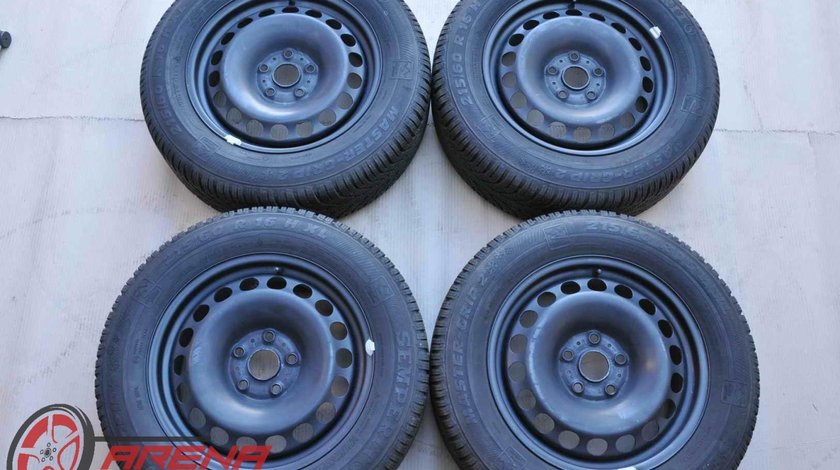 Roti Iarna Tabla 16 inch Originale VW Passat B8 Skoda Superb 3 Semperit 215/60 R16