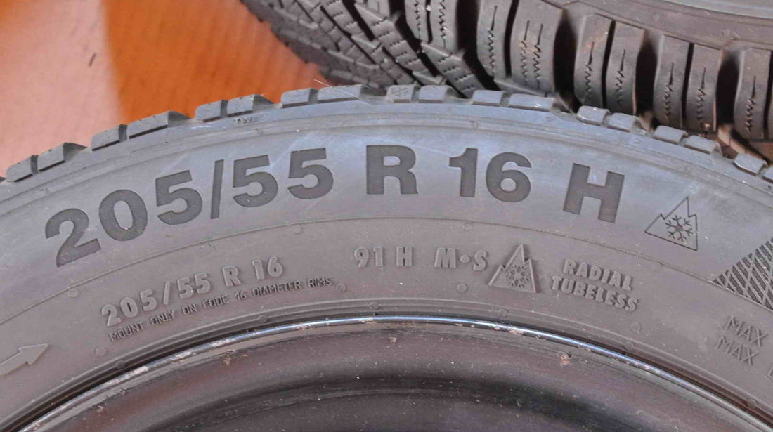 ROTI IARNA TABLA VW Golf 5 6 7 Jetta Touran Audi A3 8P 8V 205/55 R16