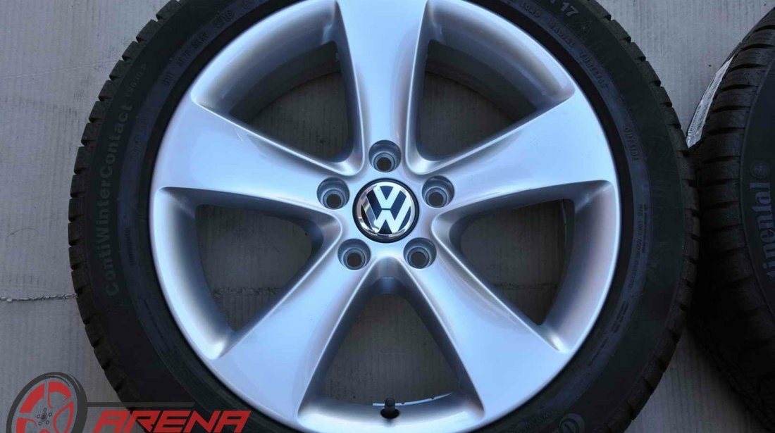 Roti Iarna VW Passat CC B6 B7 Scirocco EOS Golf Jetta Caddy Touran Continental 205/50 R17