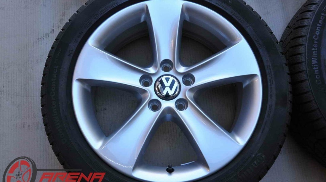 Roti Iarna VW Passat CC B6 B7 Scirocco EOS Golf Jetta Caddy Touran Continental 205/50 R17