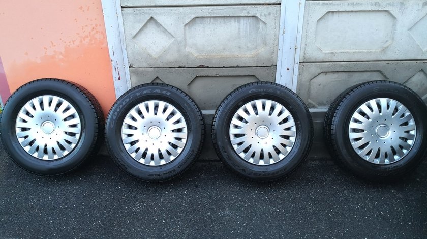 Roti jante+anvelope 215 65 16C, Good year cargo van profil intre 5.5 - 8 mm dot 1716 + 4 capace.