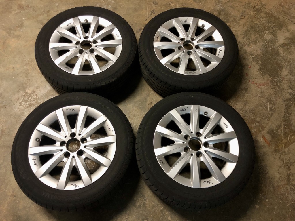 Roti Mercedes-Benz R16 cu Anvelope Yokohama 205/55 R16