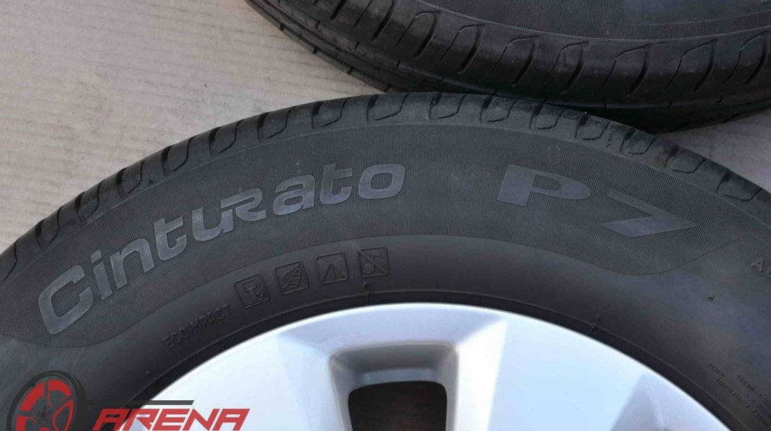 Roti Vara 16 inch Originale Audi A6 4G C7 Pirelli 225/60 R16