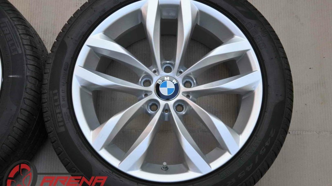 Roti Vara 18 inch Originale BMW Seria 5 F10 F11 Seria 6 F12 F13 F06 Pirelli 245/45 R18