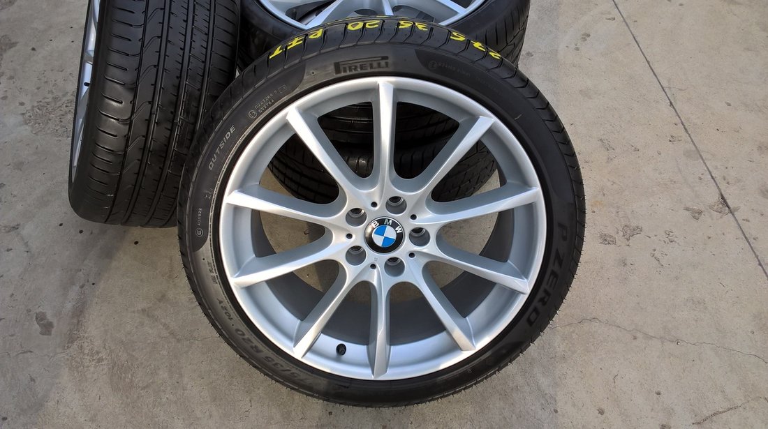 Roti vara 20 toli originale bmw seria 5 , 5 gt , 7 x3 x4 cu anvelope pirelli p zero run flat