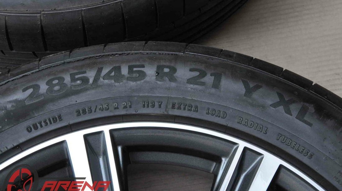 Roti Vara 21 inch Originale Audi Q8 SQ8 Q7 SQ7 Continental 285/45 R21