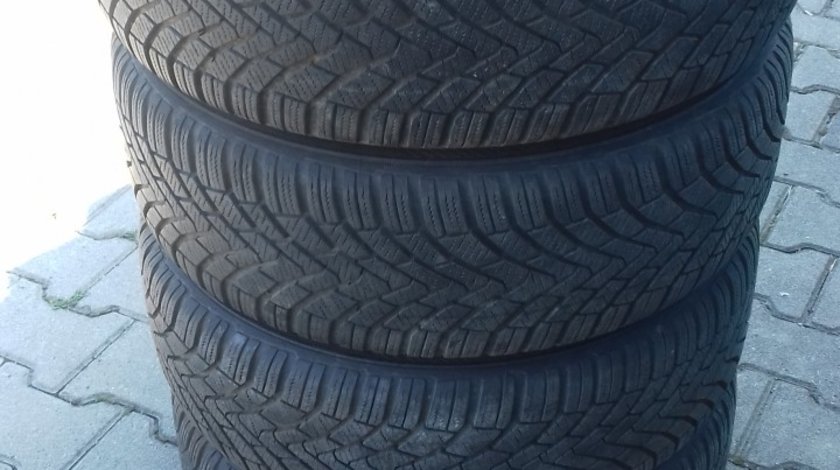 Roti VW Audi 205/55 R16 94H - anvelope Continental ContiWinterContact TS850 DOT 2613 M+S, jante otel