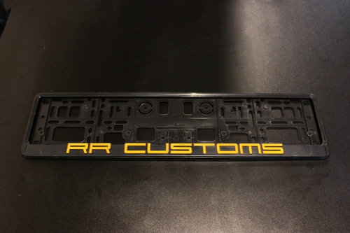 RR Customs Bad Boys 3D License Plate Frame Set 2 Buc Suport Numar Inmatriculare BB3DLPF