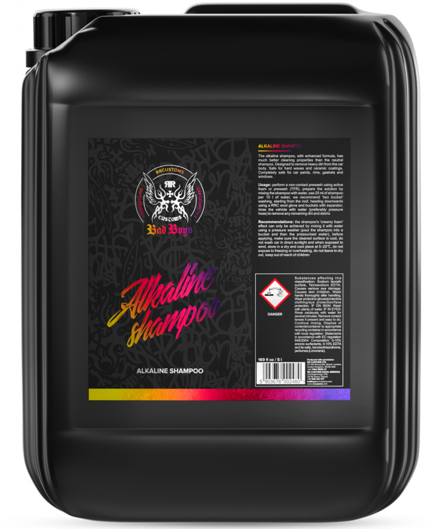 RR Customs Bad Boys Alkaline Shampoo Sampon Auto 5L BB1976