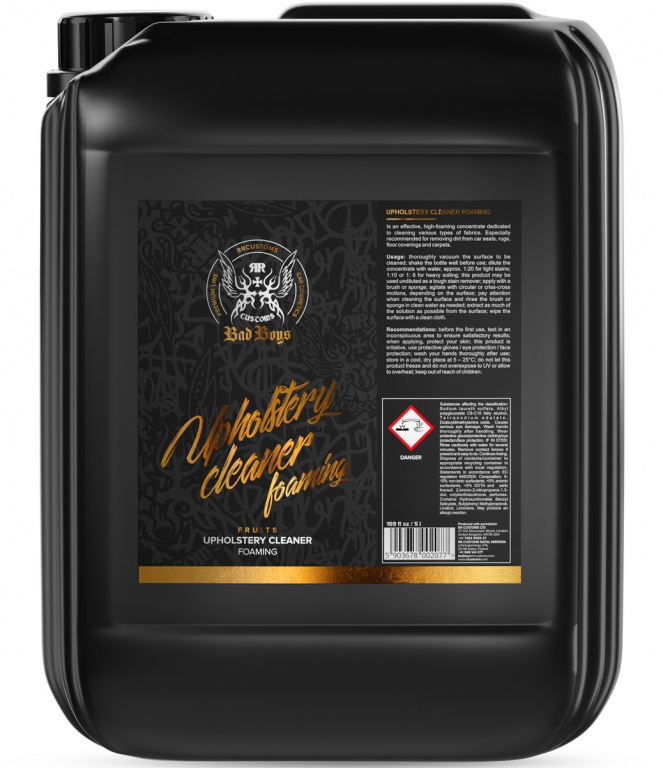 RR Customs Bad Boys Upholstery Cleaner Foaming Spuma Curatat Tapiterie 5L BB2009