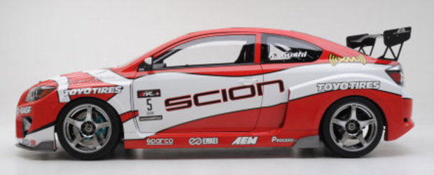 RSR Scion tC pregatit pentru drift